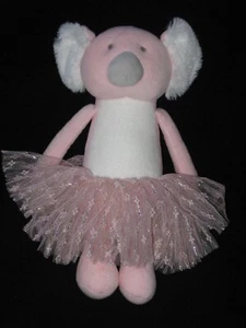 FAO Black Pink White Koala Bear ballerina peluche giocattolo di peluche Lovey Tutu 12" - Foto 1 di 5