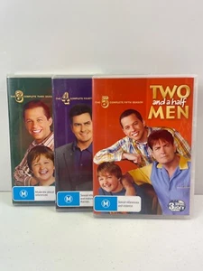 Two An A Half Men Seasons 3, 4 And 5 On DVD Region 4 - Picture 1 of 6