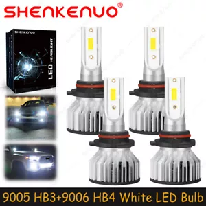 Para Cadillac Sevilla 1992-2004 - 6000 k faros LED bombilla de haz alto bajo Qty4 F7 - Imagen 1 de 19