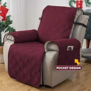 Waterproof Recliner Chair Cover Anti-wear Pet Sofa Protector Covers Non-slip - Picture 1 of 28