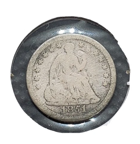 1851-O Seated Liberty Half-Dime | CHOICE GOOD Cover