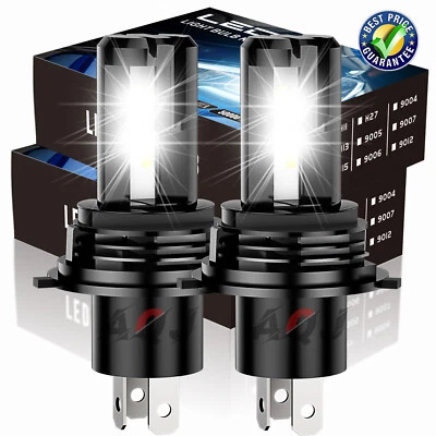 For Isuzu NPR NQR NRR 2006-2013 2X  9003 Front LED Headlight Bulbs High Low Beam - Image 1 of 4