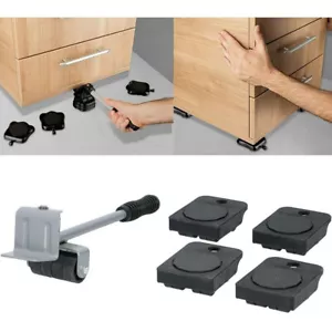 Kit sollevatore sposta mobili solleva ruote piastre trasloco spostare sollevare - Imagen 1 de 13