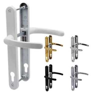 Millenco Maniglia Porta uPVC Doppi Vetri 117mm PZ Coppia Molle 235mm Set PVC - Foto 1 di 7