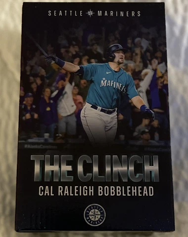 Cal Raleigh The Clinch Bobblehead SGA - 4/14/23 - UNOPENED Cover