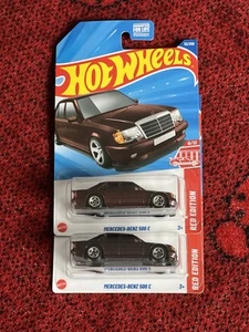 2025 HOT WHEELS MERCEDES-BENZ 500 E #052 TARGET EXCLUSIVE BRAND NEW 2x - Picture 1 of 6
