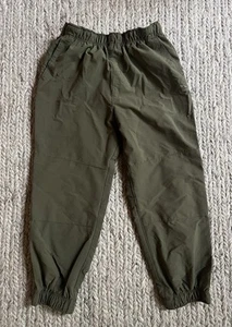 LL Bean Kids Outdoor Hiking Trail Pants Olive Green Size 4T - Picture 1 of 5