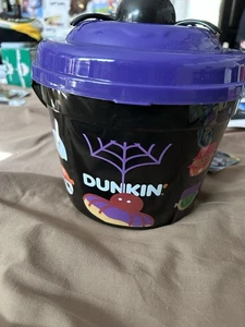 Dunkin Donuts Boo 👻 Eimer 🪣 🎃 Nur zeitlich begrenzt Neu 2025 mit Griff & Deckel - Bild 1 von 9