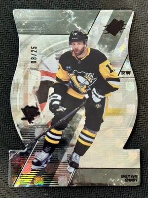 2023-24 SPx NHL Shield Die-Cut Hologram /25 Bryan Rust #81 Shield - Image 1 of 2