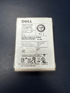 Dell Certified Enterprise Y2M2R 1.92TB SAS 12Gb/s 2.5'' SDD HUSMR1619ASS200 - Afbeelding 1 van 4