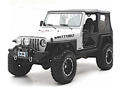 Smittybilt 76806 07-18 Wrangler JK 2/4 Dr XRC Front Bumper w/Winch; Black Foto 1 de 4