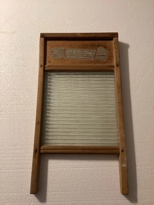 Vintage National Washboard Co. No# 862 Washboard “ The Glass King” “ Top Notch” - Image 1 of 4