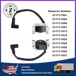 Ignition Coil 21171-7034 For Kawasaki FH491V LX188 LX277 John Deere X300 - Picture 1 of 6