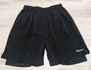 Pudolla Herren Gummibund Laufshorts Gr. M Training Gym Kompression gefüttert - Bild 1 von 8