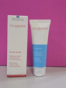 Clarins Fresh Scrub- Refreshing Cream Scrub 1.7 Oz/50ml Brand New With Box - Picture 1 of 1