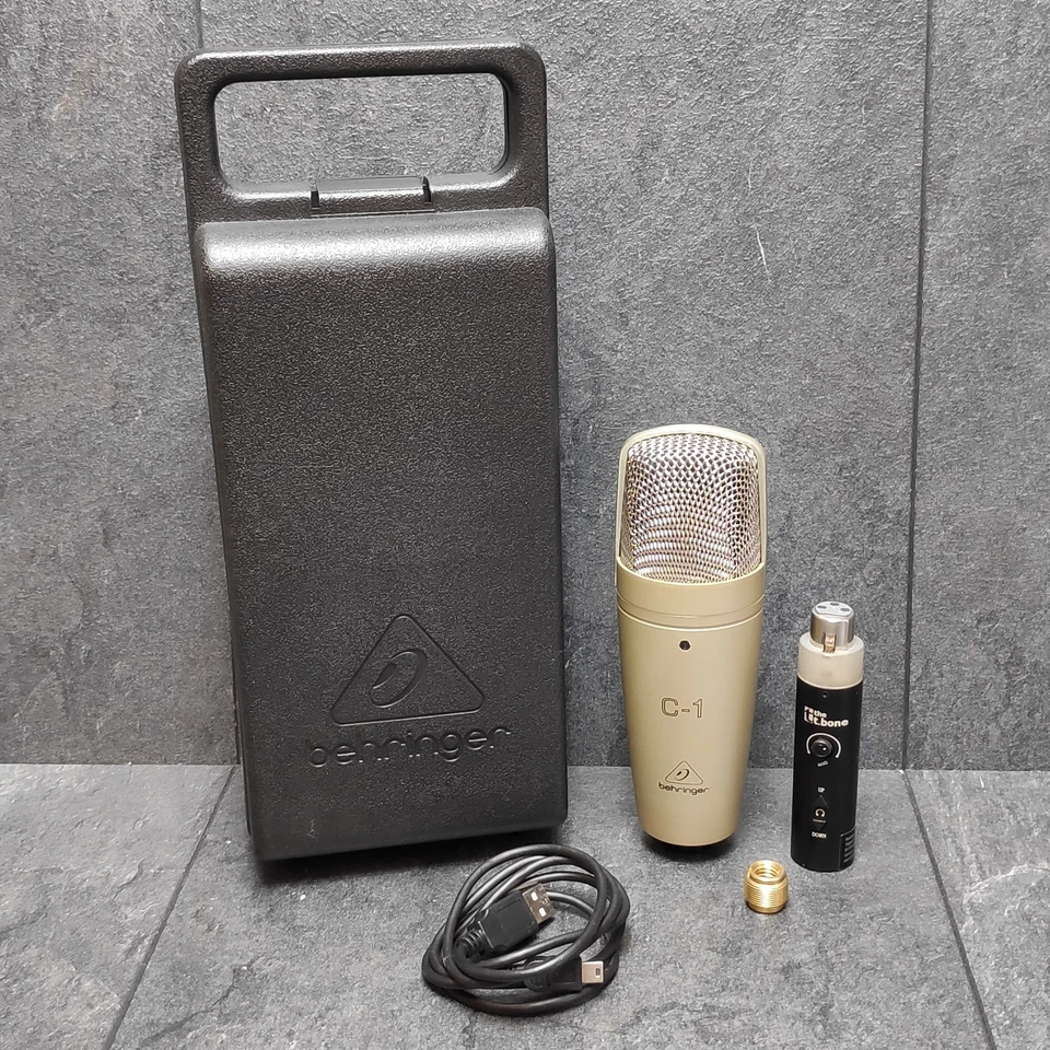 Behringer C-1 professionelles Studio Kondensator Mikrofon & The t.bone MicPlug - Bild 1 von 4