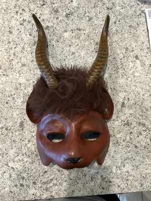 Satyr/pan/goat demon cosplay mask - Image 1 of 2