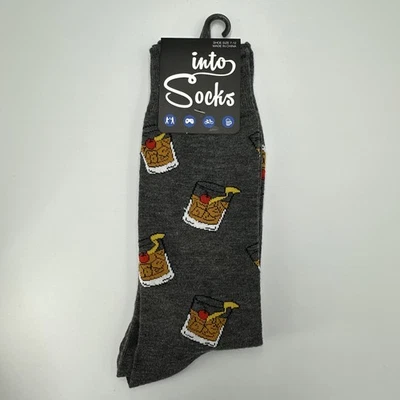 Cóctel Antiguo - Bourbon - Calcetines - En Calcetines - Talla 7-12 **NUEVO** Foto 1 de 4