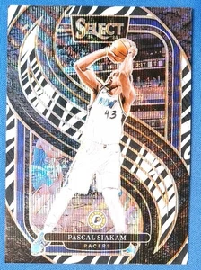 2024-25 Panini Select Pascal Siakam #133 Premier Zebra Prizm SSP  Indiana Pacers - Picture 1 of 2