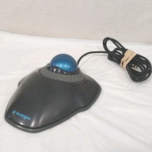 Kensington Mouse P/N 72337 Wired Optical Orbit Trackball w Scroll Ring Tested - Picture 1 of 13