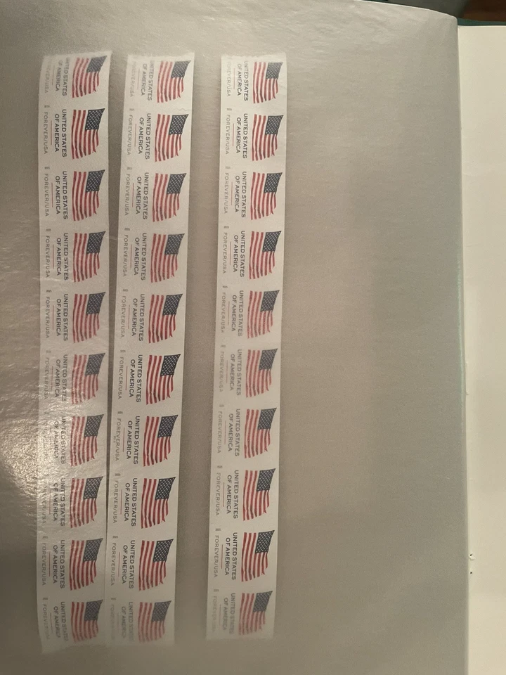 30 Self-Adhesive  GENUINE Forever Stamps  Big Discount Less Than 1/2 Price - Image 1 of 1