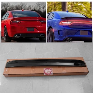 FOR 2015-24 DODGE CHARGER SRT SCAT DUCKBILL GLOSS BLACK REAR WINDOW ROOF SPOILER - Bild 1 von 12