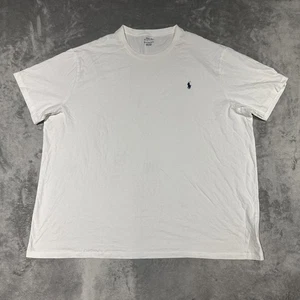 Polo Ralph Lauren t shirt uomo taglia 3XB bianca girocollo manica corta pony - Foto 1 di 7