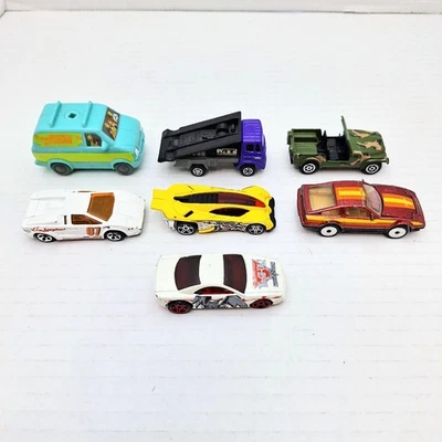 Lot Of 7 Hot Wheels/Matchbox Vintage Pick Ups 80’s/90s Die-cast Metal Cars - Image 1 of 4