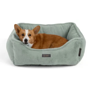Nandog Pet Gear Cloud 2.0 Reversible  Dog Knit Bed - Taupe Green (25 in) - Picture 1 of 5