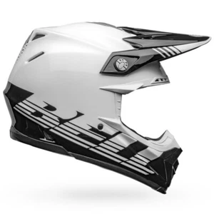 Bell Moto-9 Mips Louver Gloss Black/White XL | 7135538 - Foto 1 di 5
