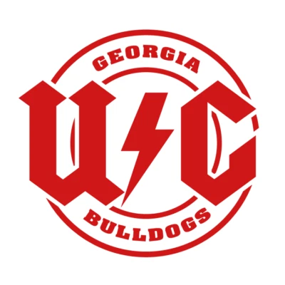 Calcomanía Georgia Bulldogs (estilo rock) ENVÍO GRATUITO Foto 1 de 4