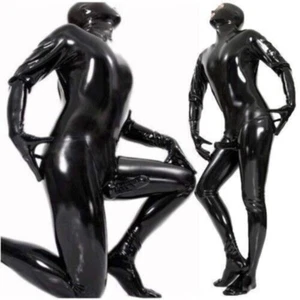 Männer Männlich Skizziert Ganzkörper Catsuit Augen Mund Offen Fetisch Gimp Sexy Rollenspiel - Bild 1 von 7