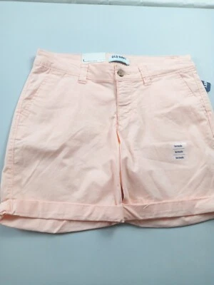 Pantalones Cortos Old Navy Mujer Talla 4 Bermudas Color Melocotón Foto 1 de 4