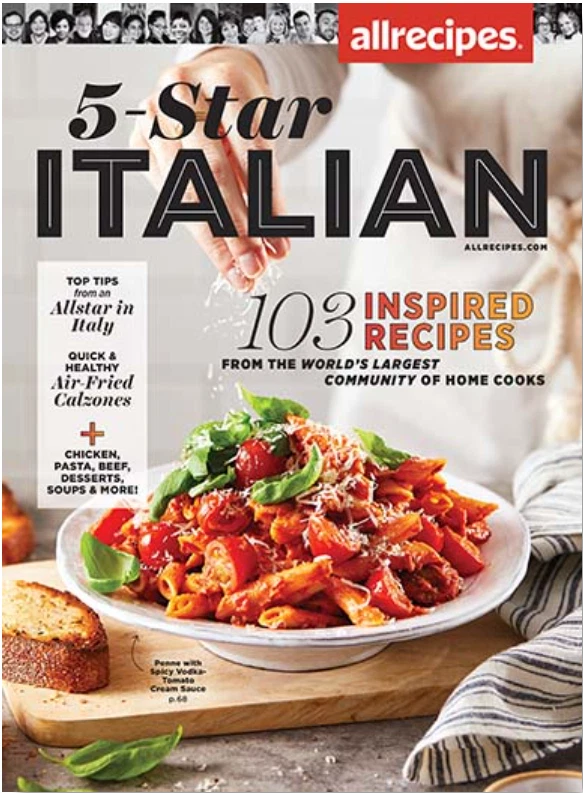ALL-RECIPES | 5-STAR ITALIAN 2021 | 103 INSPIRED RECIPES - Image 1 of 1
