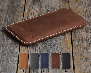 Professionally Hand Stitched Leather Case for Xiaomi, Free Personalization - Bild 1 von 26