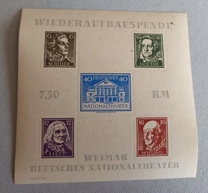 Sowjetische Zone: Block 3 B, ungebraucht, mit Falz - Bild 1 von 2