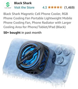 Ventilador de refrigeración magnético Black Shark MagCooler 3 Pro para teléfono inteligente, BR33 T3 - Imagen 1 de 7