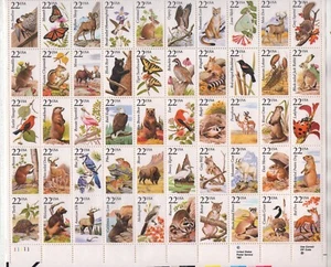Scott 2286 - 2335 - American Wildlife Sheet Of 50. MNH. OG #02 2286sh50 - Picture 1 of 1