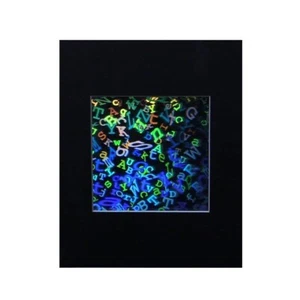 Imagen de holograma de letras 3D ENMARAÑADA, película coleccionable tipo relieve - Imagen 1 de 7