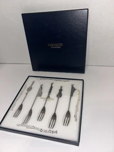 Mikimoto International Musical Forks Set With Pearls Rare Music Notes - Picture 1 of 5