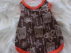 TIKI Man Dog Tank Shirt Pup Wag a tude S New small - Picture 1 of 2