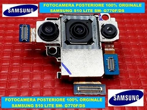 FOTOCAMERA POSTERIORE SAMSUNG GALAXY S10 LITE SM-G770F/DS FLAT FLEX BACK CAMERA - Foto 1 di 2