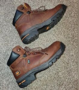 Timberland Pro Helix waterproof  leather work boots men's 14M ASTM  F2892-11