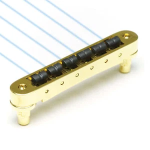 Graph Tech ResoMax NV Bridge 4mm Ghost Piezo Saddles Gold PN-8843-G0 - Picture 1 of 1