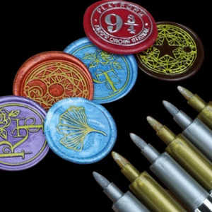Paint Wax Seal Coloring Pen Graffiti Wax Stamp Marker Wedding Decor - Picture 1 of 4