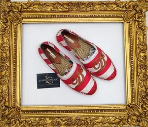 Dsquared 2 Espadrilles Gestreift Zweifarbig Bianche-Rosse Nr 39 - Bild 1 von 16