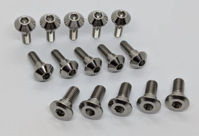 Yamaha R9 Titanium disc bolt kit full set Ti rotor bolts YZF R1 25 - 26 full set - Image 1 of 4