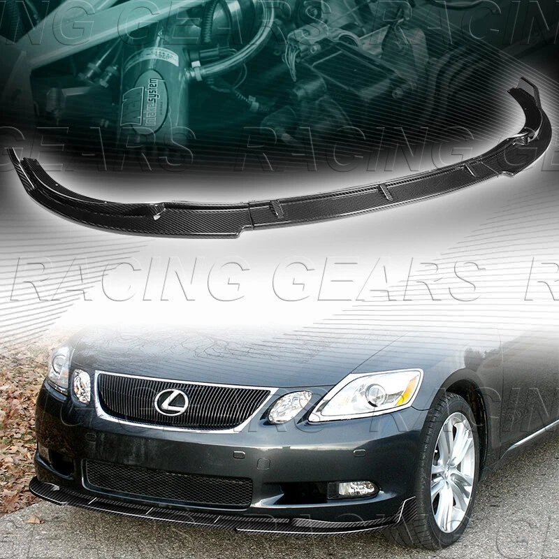 KIT DE CARROCERÍA LABIO PARACHOQUES DELANTERO FIBRA CARBONO AJUSTE 06-07 LEXUS GS300 GS350 GS430 Foto 1 de 4