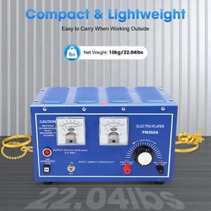 30A Platinum Silver Gold Plating Machine Jewelry Plater Electroplating Rectifier - Picture 1 of 18