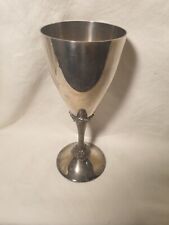 ANTIQUE VINTAGE  Silver Plated CHALICE GOBLET Perfection Wine DETAILING EP A1
